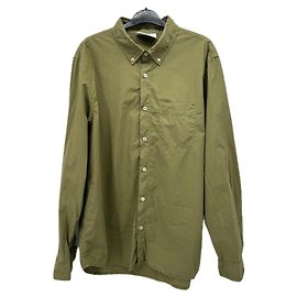 Autre Marque Kaki Baumwollhemd Khaki