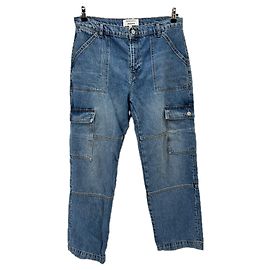 Jeans Reformation blu in cotone con tasche Blu