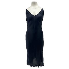 Autre Marque JORANDO Seidenkleid Schwarz Schwarz