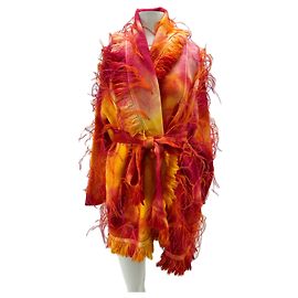Alanui Wollcardigan Orange Größe S Orange