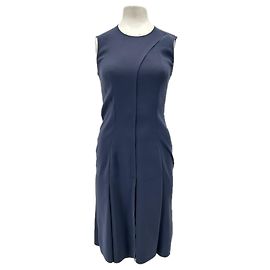 Cédric Charlier Navy Blue Short Dress Navy blue