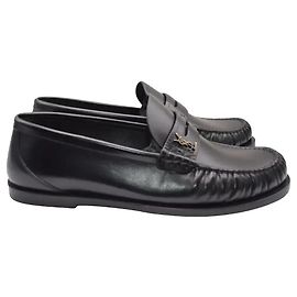 mokassins saint laurent 43,5 cassandra neu. authentisch mann Schwarz