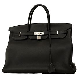 Hermès Hermes Birkin 40 Handbag Black