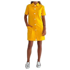 Robe Christopher Kane Resort 2014 Jaune
