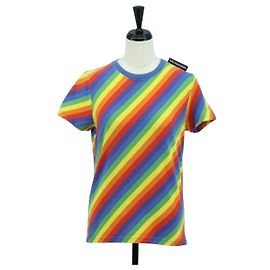 Camiseta de algodón multicolor BALENCIAGA Auth LNZ729V Multicolor
