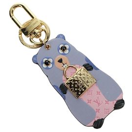 LOUIS VUITTON Monogram LV Marmot Charm Purple M01350 LV Auth YKZ484M Purple Monogram