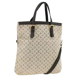 LOUIS VUITTON Borsa Tote Mini Franoise Monogram 2way Khaki M92209 LV Auth gh2019 Cachi