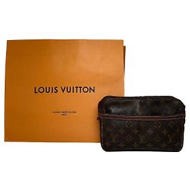 Pochette Vintage Louis Vuitton Monogram Marron Marron