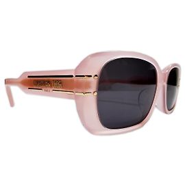 Christian Dior Gafas de sol rectangulares Dior rosas - Firma S12F 40A0 Rosa