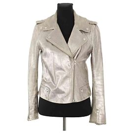Claudie Pierlot Silver Jacket Silvery