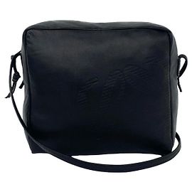 Bolsa de ombro mini com logo anagrama vintage Loewe Preto