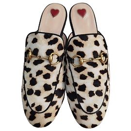 Gucci Leopard Princetown Leopard print