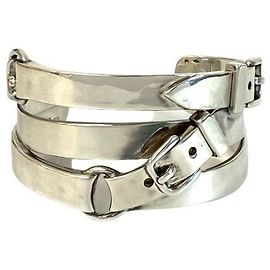 Pulsera bangle de plata 925 Hermès Plata