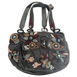 Sac à main Jamin Puech en laine multicolore Multicolore