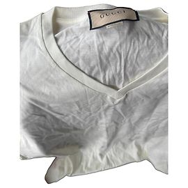 Camiseta Gucci de algodón blanco Blanco