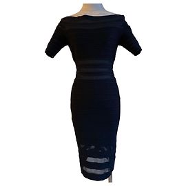 Herve Leger Black Dress Black