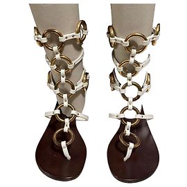 Sandalias Giuseppe Zanotti de piel blancas Blanco