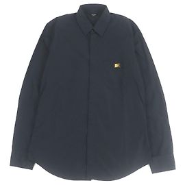 Camicia in cotone Fendi Nero