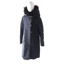 Moncler Polyester Down Coat Black