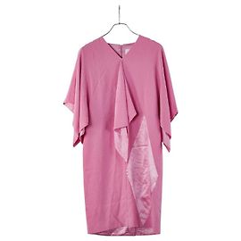 Burberry Seidenkleid mit Cape-Ärmeln Pink