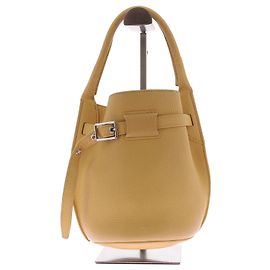 Céline Borsa "Big bag" secchiello in vitello grana gialla Giallo