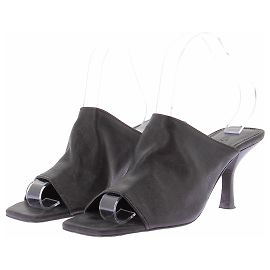 Mule Ba&Sh in pelle nera taglia 38 Nero
