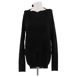Prada Top nero a maniche lunghe Nero