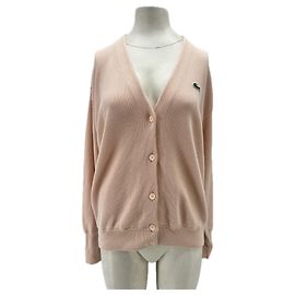 Lacoste Cardigan rosa de algodão Rosa