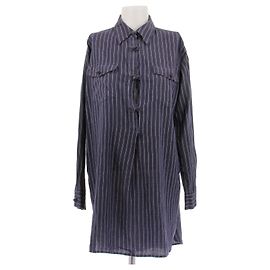 Laurence Bras Camicia a righe blu navy Blu navy