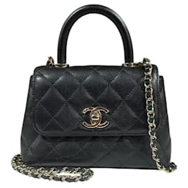 Borsa a Spalla Chanel Extra Mini Coco Handle Nero