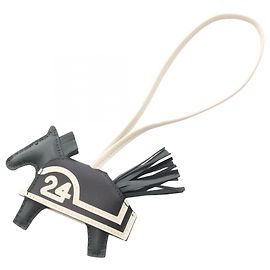 Accessoire Charm Rodeo PM Robeo Coeur d'Hermès Noir Blanc Vert
