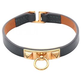 Pulseira Charm Micro Rival Hermès Dourado Verde