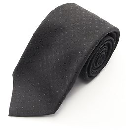 Louis Vuitton Monogram Silk Tie Black