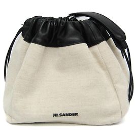 Bolsa com cordão Jil Sander J07WG0027 Preto Fora de branco