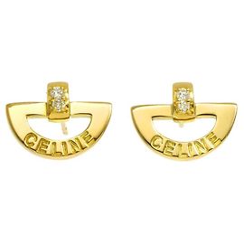 Céline Celine 0.03ct Diamond Stud Earrings in 18K Yellow Gold Other