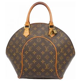 Borsa Louis Vuitton Monogram Ellipse MM Marrone