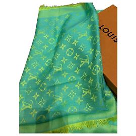 Louis Vuitton Monogram Denim Grün