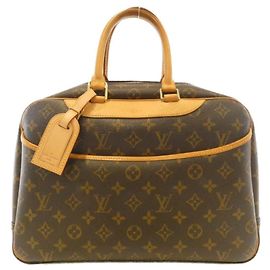 Bolsa de mão Vanity Bowling Monogram Louis Vuitton Marrom