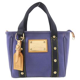 Bolsa Louis Vuitton Antigua Cabas PM Azul Roxo