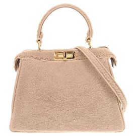 Fendi Peekaboo I.U. Medium Handbag Pink