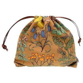 Loewe Herbarium Canvas Zugbeutel Braun