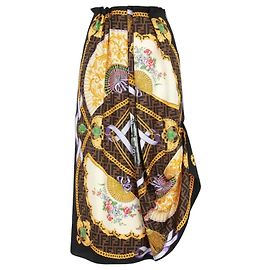 Fendi Seidenrock mit Barock Print IT 40 Andere
