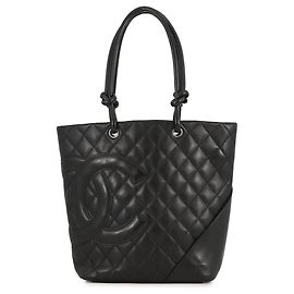 Bolsa tote da linha Cambon da Chanel Preto