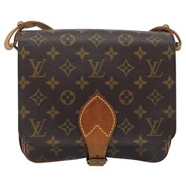 Louis Vuitton Cartouchiere Handbag Monogram Canvas MM Brown