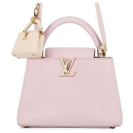 Capucines BB Handtasche von Louis Vuitton Weiß