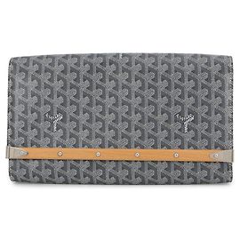 Pochette Goyard Monte Carlo en cuir Marron