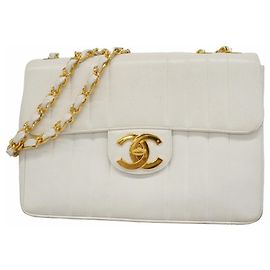 Bolso de Hombro Chanel Mademoiselle Blanco