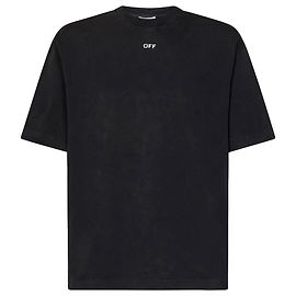 Camiseta Off White S.Matthew con estampado de logo Skate Negro