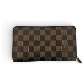 Portafoglio in tessuto Zippy Louis Vuitton Marrone