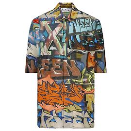 Off White Off-White Neen Allover Hemd Schwarz